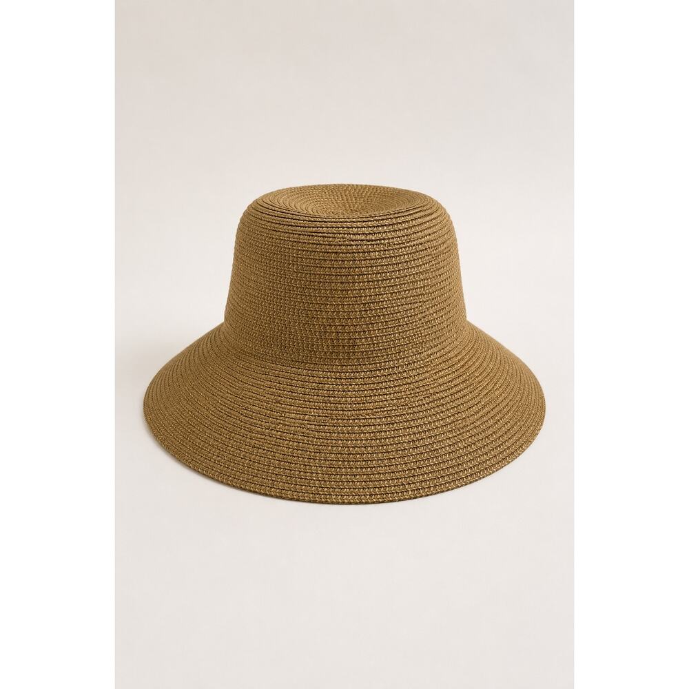 Magid Hats Natural Paper Straw Wide Brim Sun Hat Beige Tan One Size